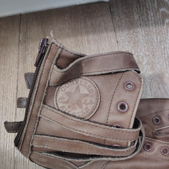 Converse brown leather shoes - Picture 3 of 5
